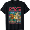 The Angry Beavers Retro Japanese Kanji Logo Cartoon T-Shirt
