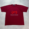 Vintage Phat Farm T-Shirt Embroidered Red Large Grunge Skater Streetwear Y2K