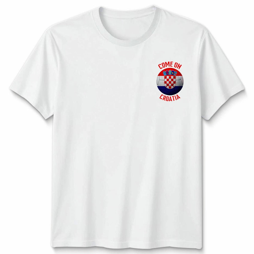 Come On Croatia Football Unisex Kids T-Shirt Country Pride Soccer Tee #WC