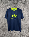 Men’s UMBRO Vintage Crew Monogram T-Shirt Made in England Soccer Size 97-102cm