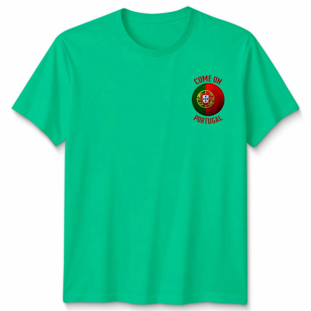 Come On Portugal Football Unisex Kids T-Shirt Country Pride Soccer Tee #WC
