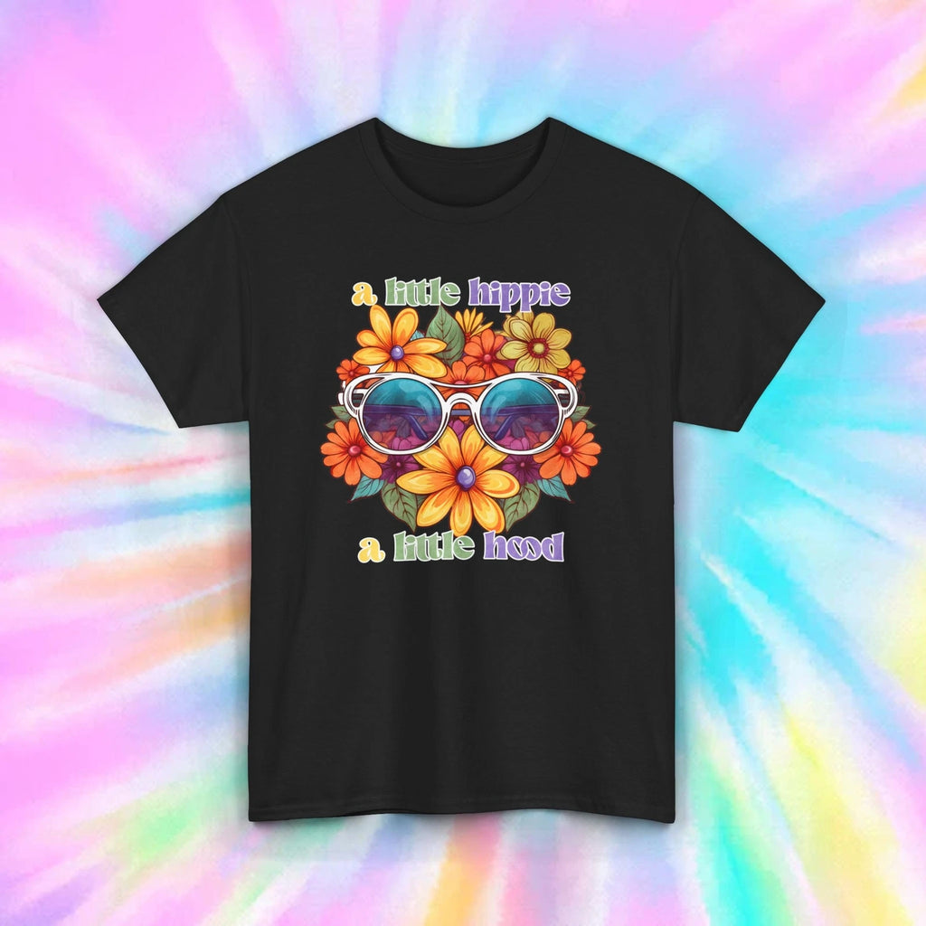 Little Hippie Little Hood | Floral Sunglasses Graphic Tee | Boho Shirt S-5XL