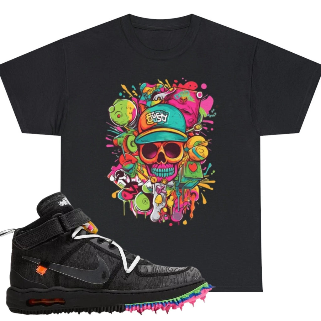 Shirt To Match Black Unisex Tee Psychedelic Shirt Gift For Him