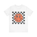 Basketball Happy Face Design Trendy Smile Face Art for Basketball Lovers T-Shirt