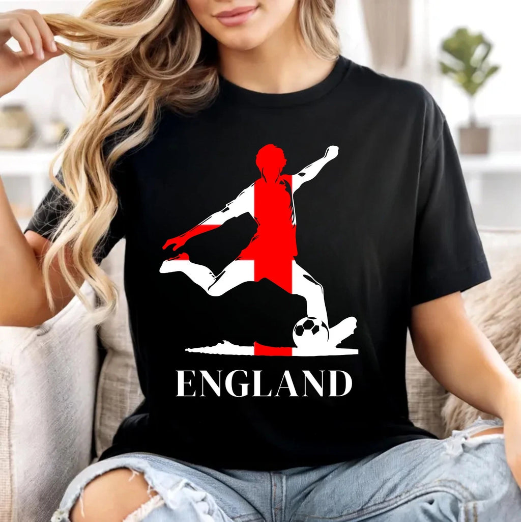 England Football T-Shirt - Sports Lover Unisex Gift casual wear Tee Top