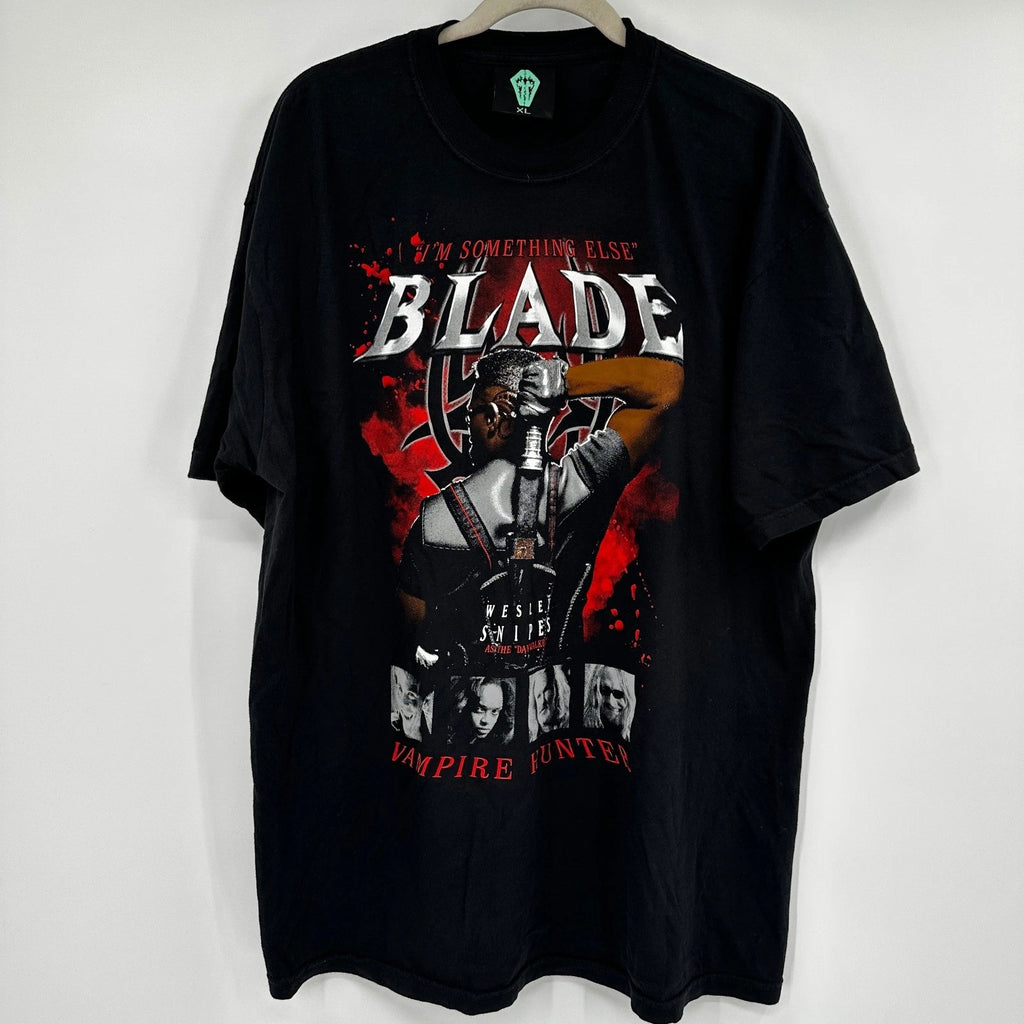 Graveyard Goods Blade Vampire Hunter Wesley Snipes Black Graphic Tee Shirt XL