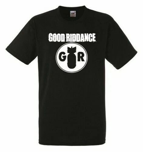Good Riddance  Punk rock music band T shirt tee bomb GR