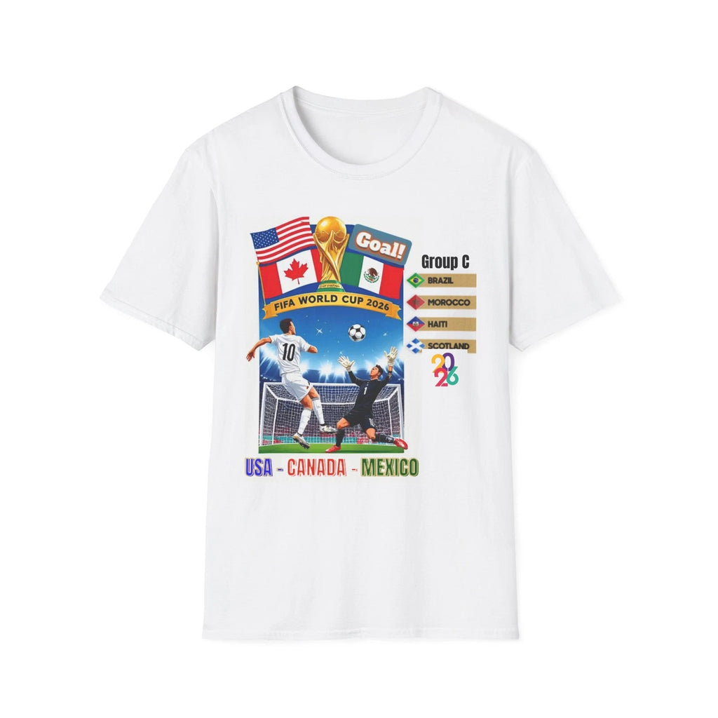 World Cup 2026 T shirt, Soccer FIFA Tee, Brazil, Morocco, Haiti, Scotland