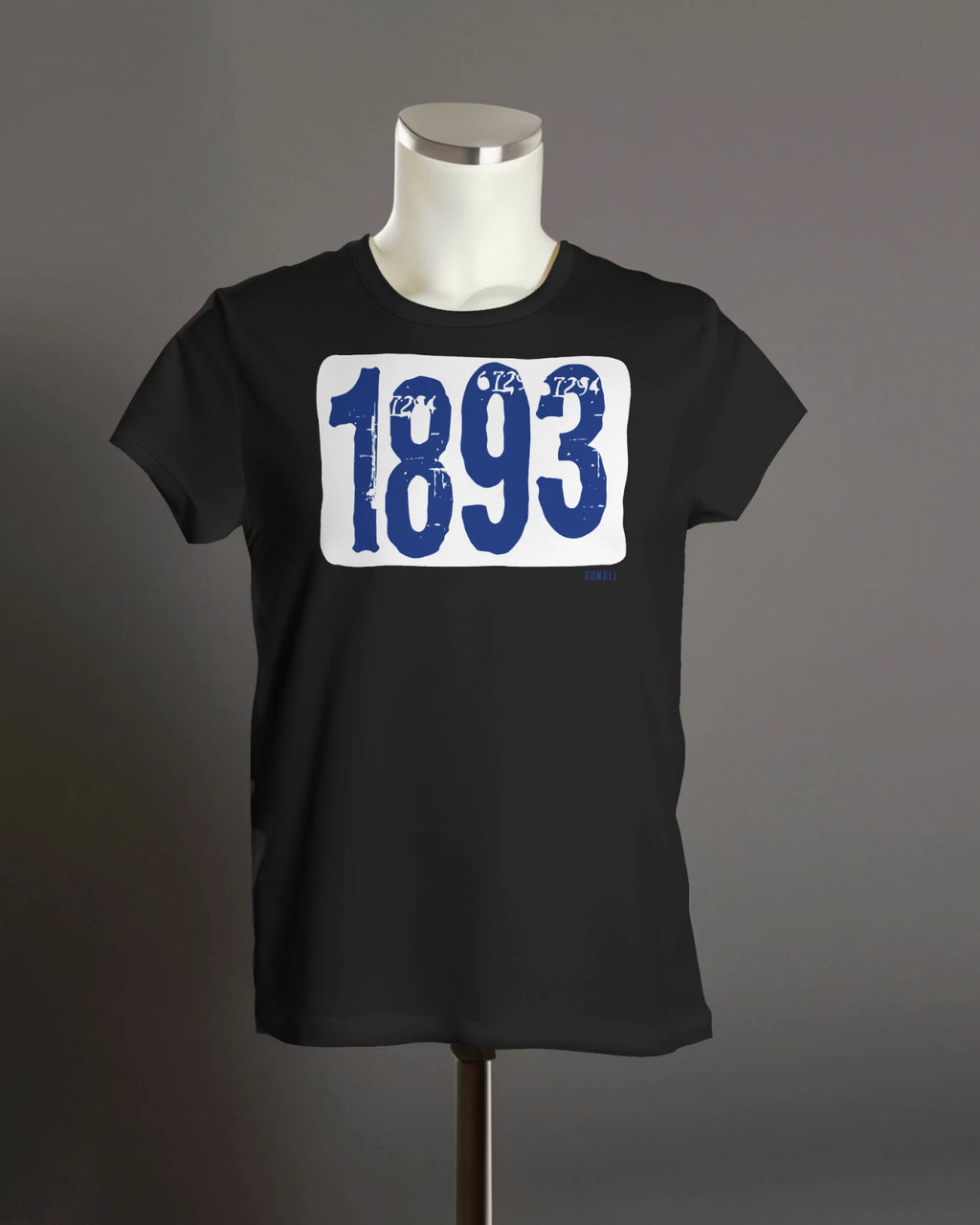 DUNDEE 1893 T Shirt | Founded | Organic Unisex | Grunge
