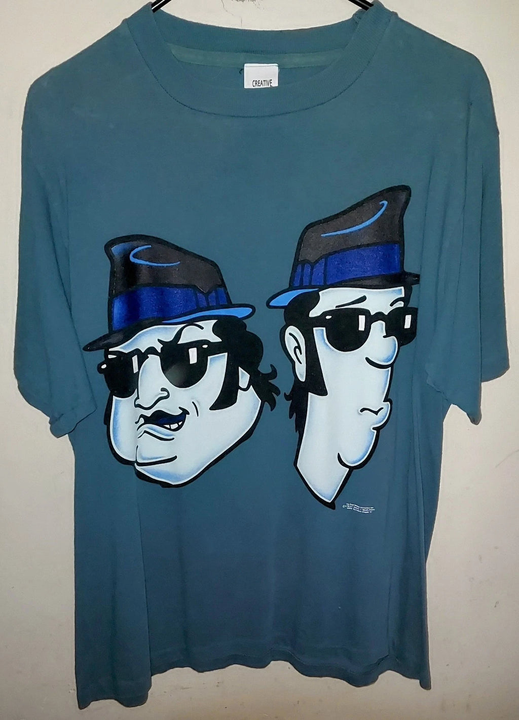 Pre-Owned Blues Brothers "Blueswear" Graphic Shirt! Adult XL. Free Shipping.