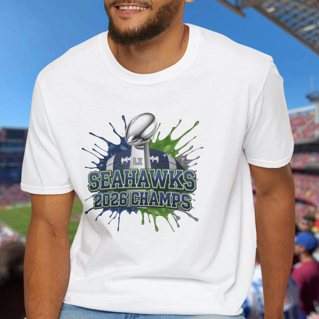 Seahawks 2026 Football Champions T-shirt, Seahawks Fan Tee, Victory Fan Gift