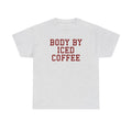 Iced Coffee Shirt Gifts Tshirt Tee Crew Neck Short Sleeve
