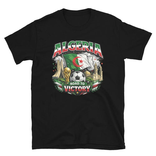 Algeria World Cup Football Fan T-Shirt Green & White Supporter Edition Unisex