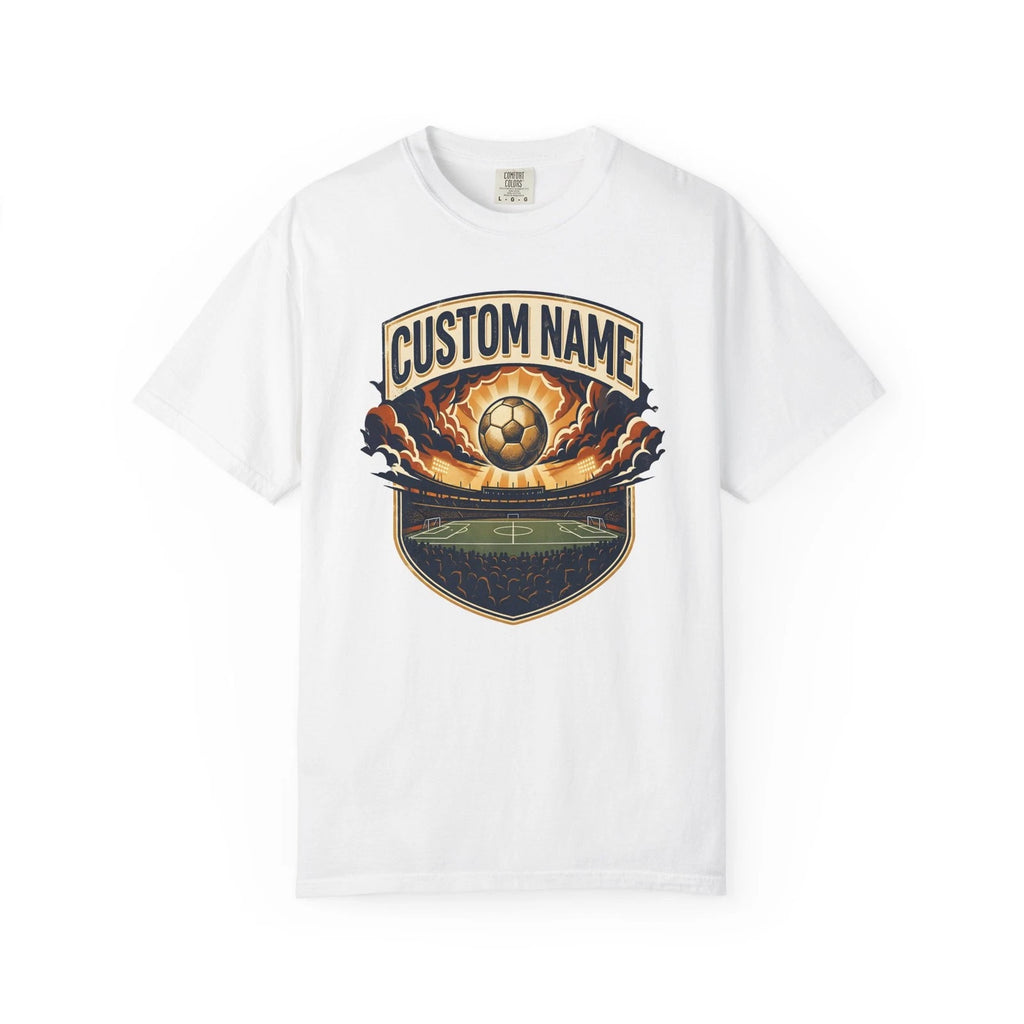 Custom Name Soccer Stadium Shirt | Personalized Matchday Football Fan Tee