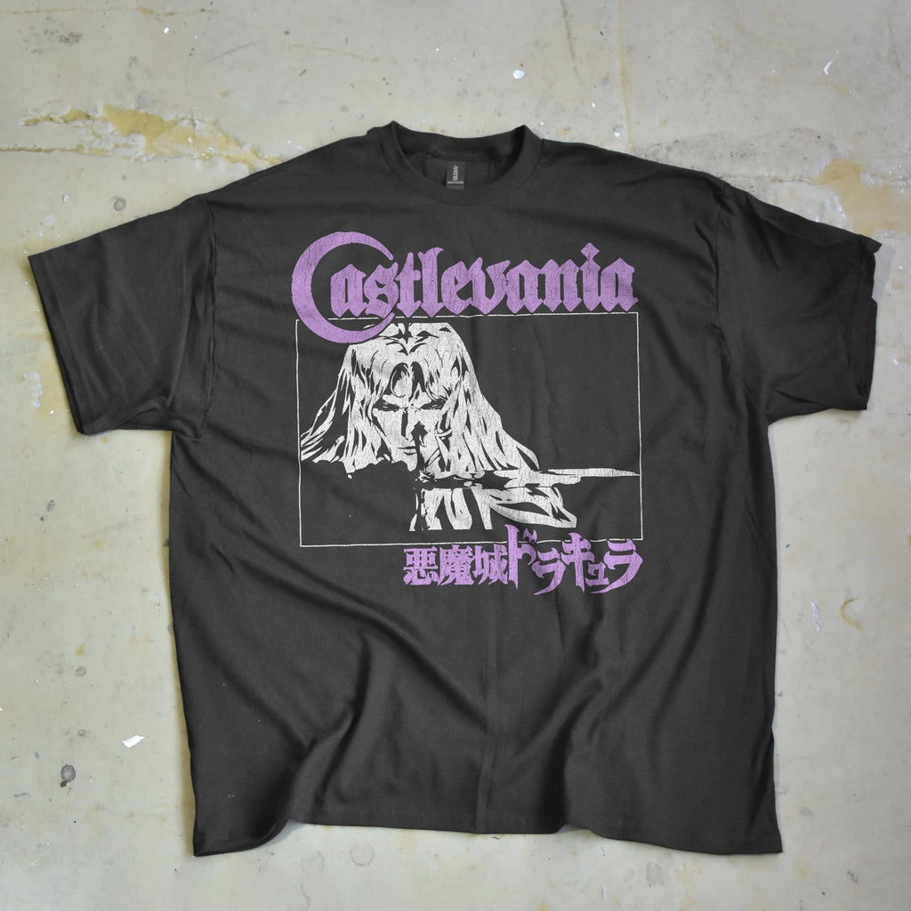 Castlevania Gothic Tee - Grunge Belmont Shirt, Retro Aesthetic, Horror Gamer