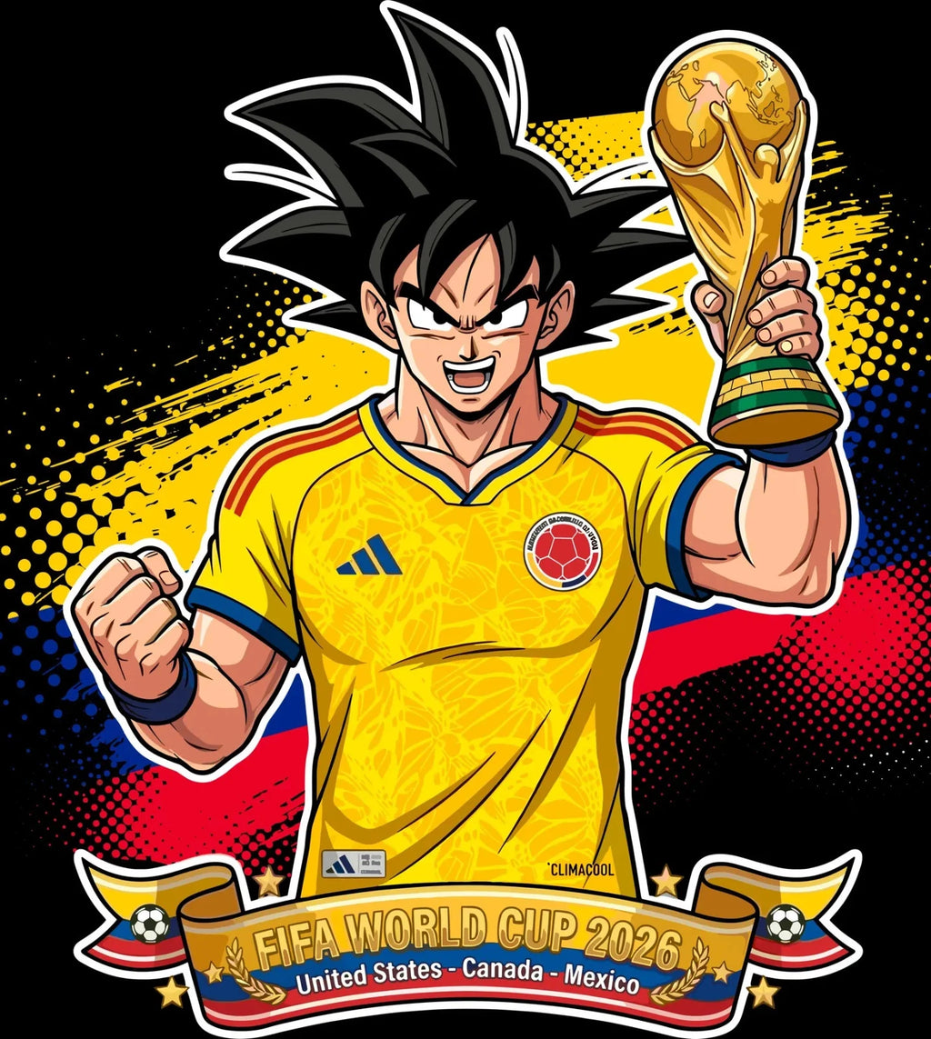 colombia  World Cup Football DTF Iron On Heat Transfer Unisex Soccer T shirt