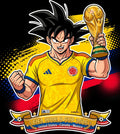 colombia  World Cup Football DTF Iron On Heat Transfer Unisex Soccer T shirt