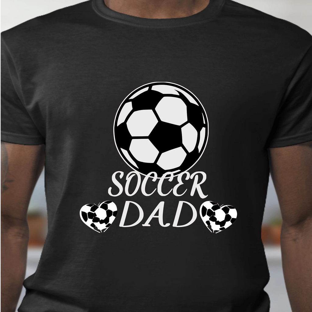 Soccer Dad T-Shirt, Sports Fathers Tee, Youth Soccer Games Gift, Unisex Shirt,