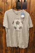 NWT Life is Good Soccer Ball Word Collage Design T-Shirt - Men's Medium
