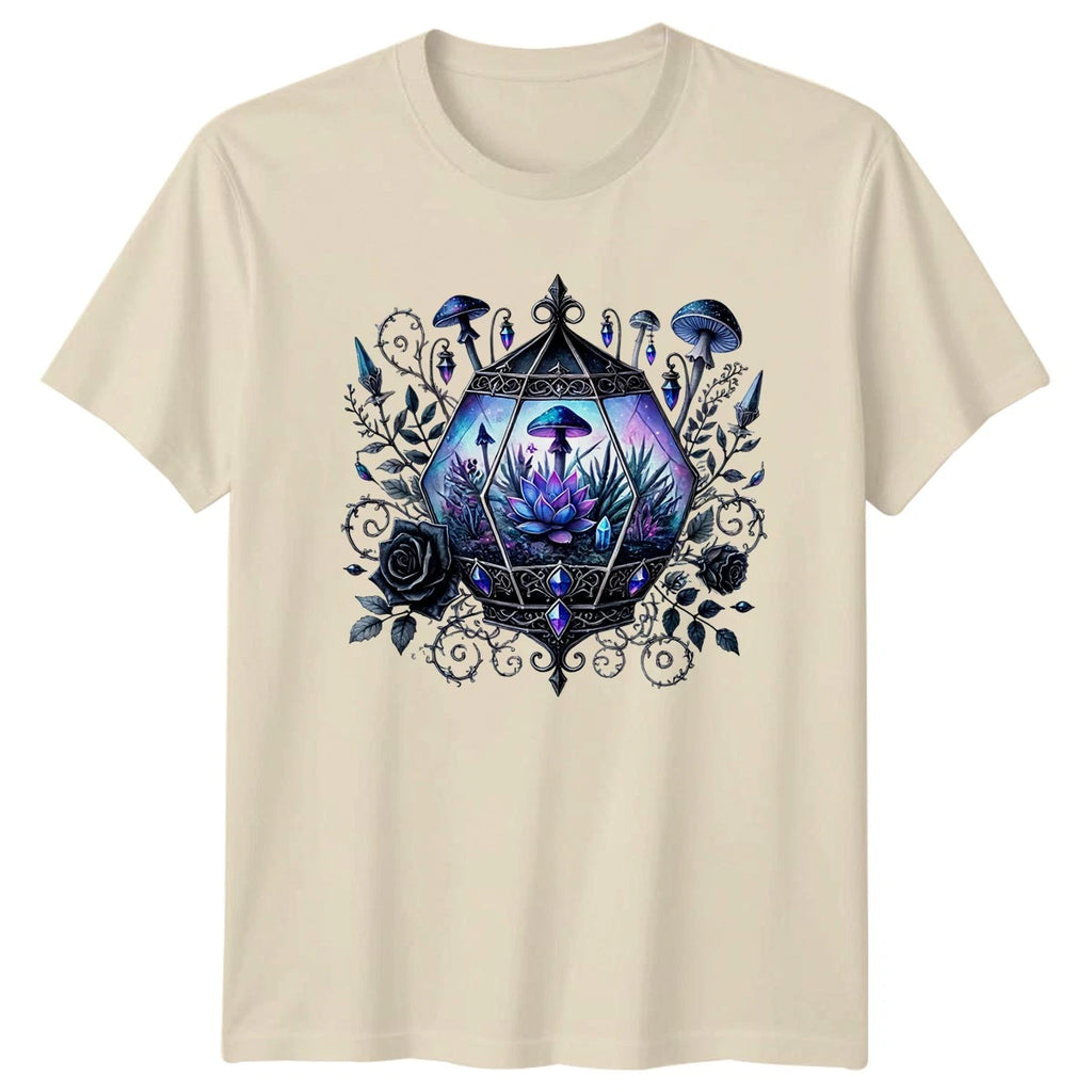 Gothic Fantasy Mystical Terrarium T-Shirt Botanical Nature Birthday Gift