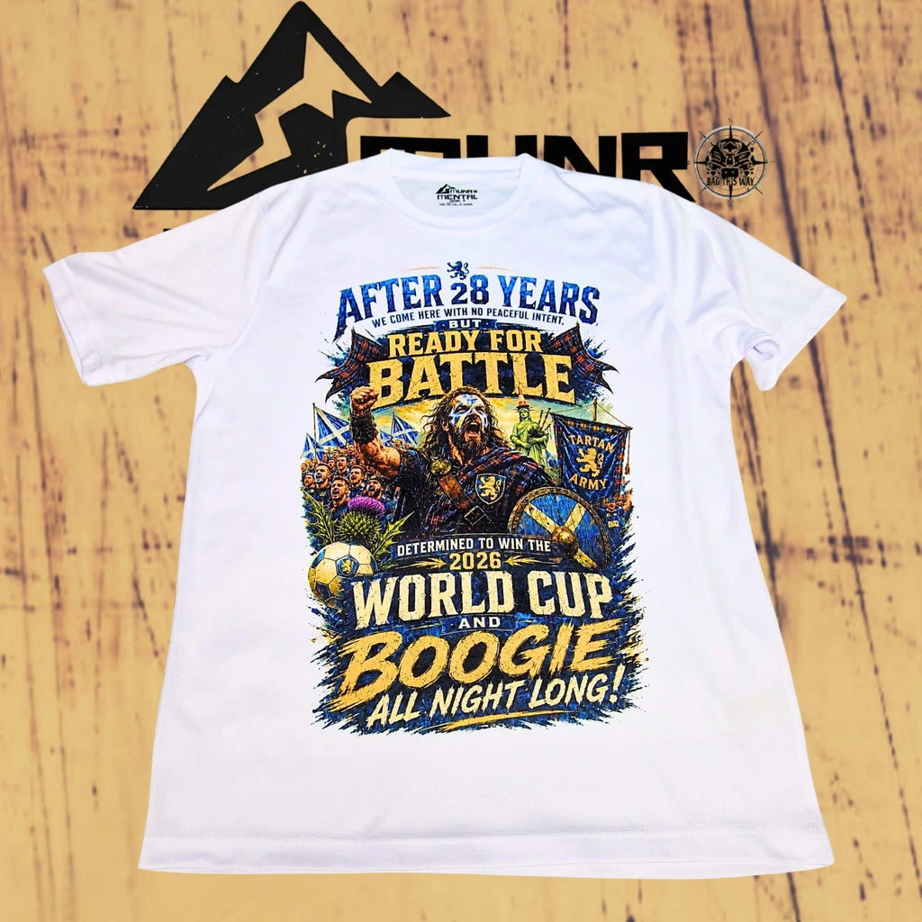 Scotland World Cup 2026 T-Shirt Football Fans Breathable No Scotland No Party.