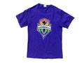 SEATTLE SOUNDERS FC Purple/Rainbow MLS SOCCER PRIDE-FLAG T-SHIRT Fan Gym Adult S