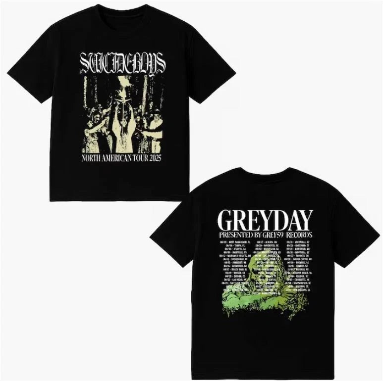 GreyDay 2025 Tour Shirt | Suicideboys | Hip-Hop |