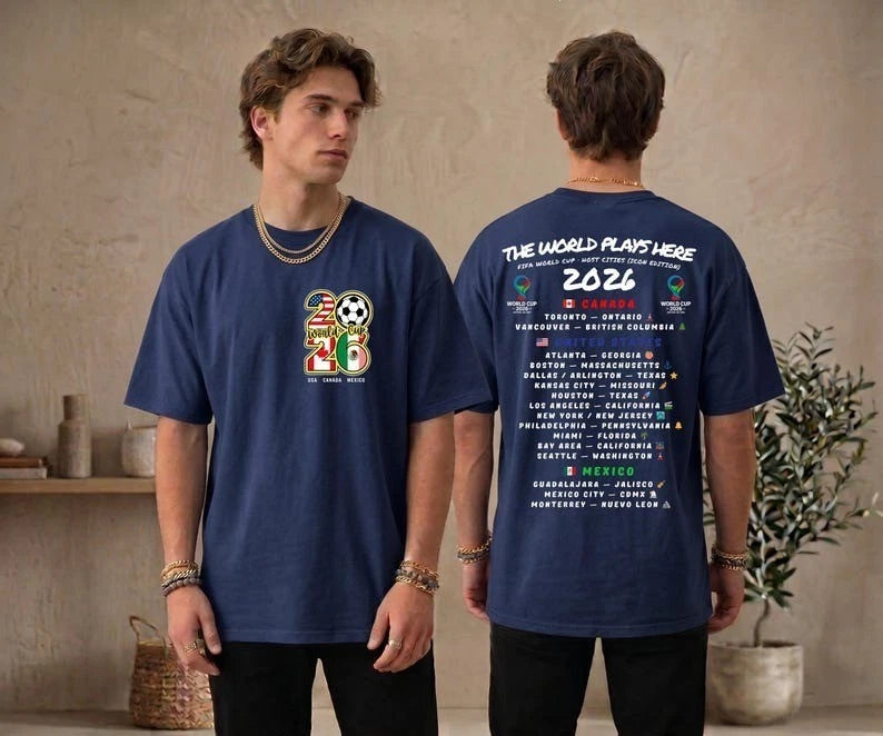 2026 Soccer Cup T-Shirt, Soccer World Tournament Shirt