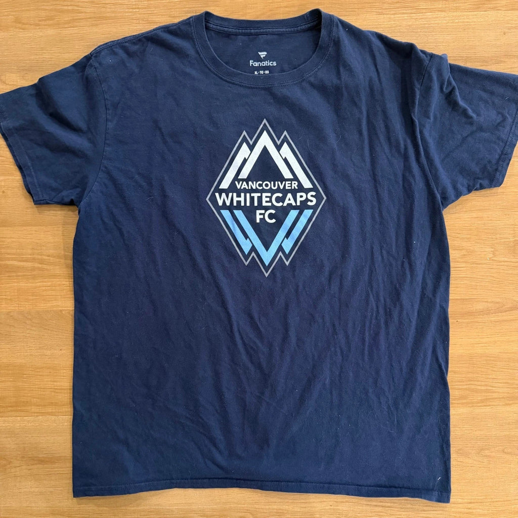 Fanatics Vancouver Whitecaps FC Ryan Gauld 25 Navy T-Shirt Men XL MLS Soccer