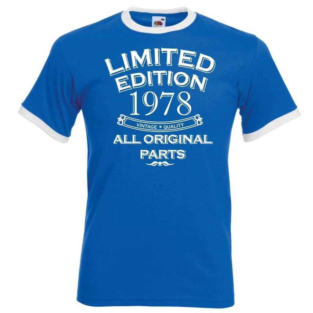 Personalised Mens Funny Ringer Birthday TShirt Limited All Original Gift Present