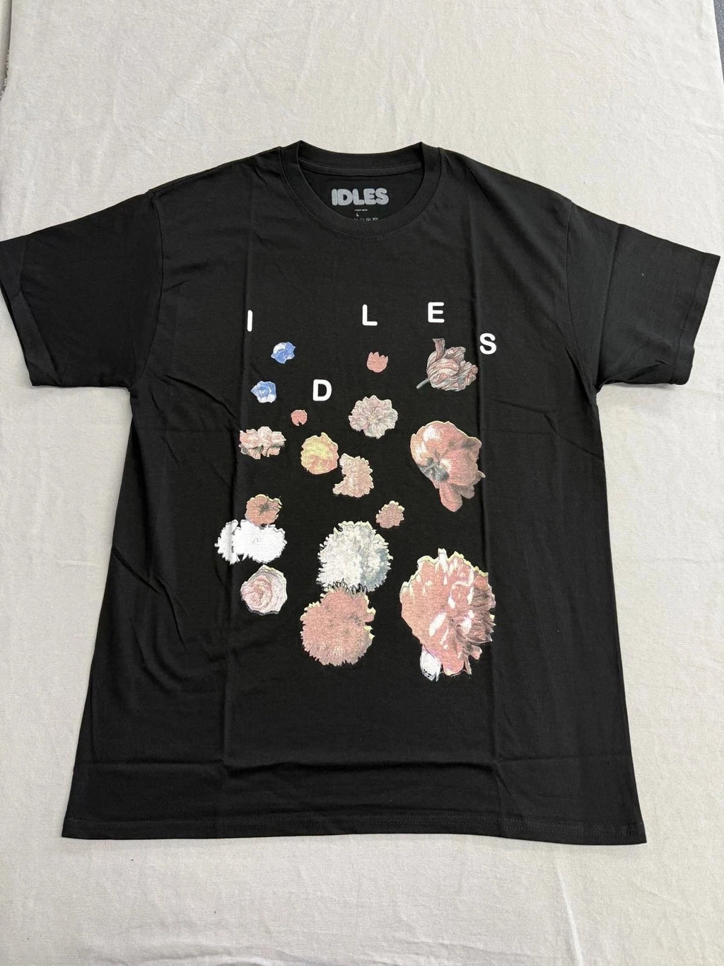 Idles Band Flowers T-shirt Crawler Album Tee  - Official Tees