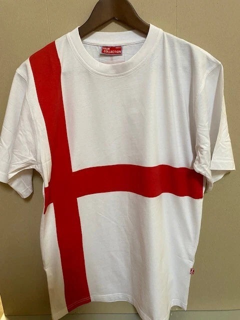 England Football Supporter Flag Small White T.Shirt World Cup 2026