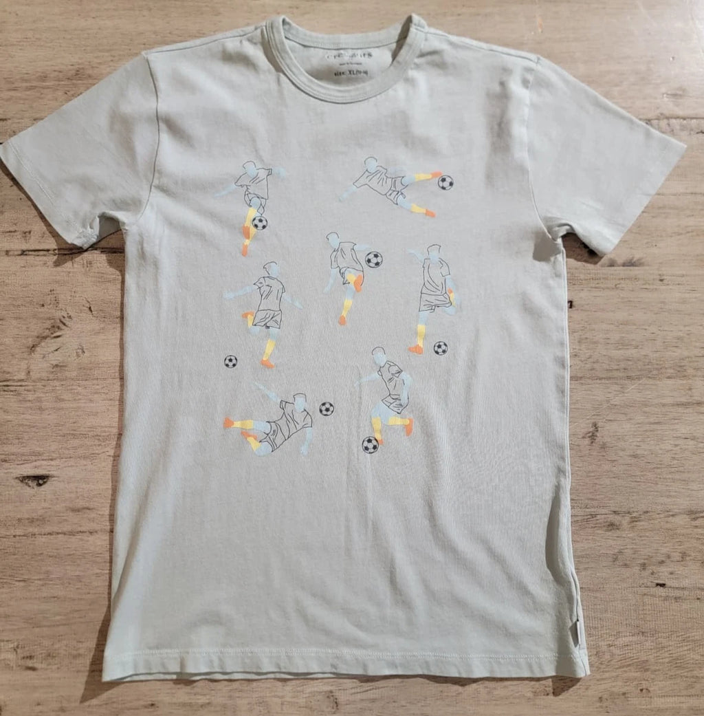 Kids Casual Soccer Fan  Design Funny Day Unisex T-Shirt XL 12-14