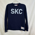 Sporting Kansas City SKC Mitchell & Ness Small Long Sleeve MLS Shirt Soccer Blue