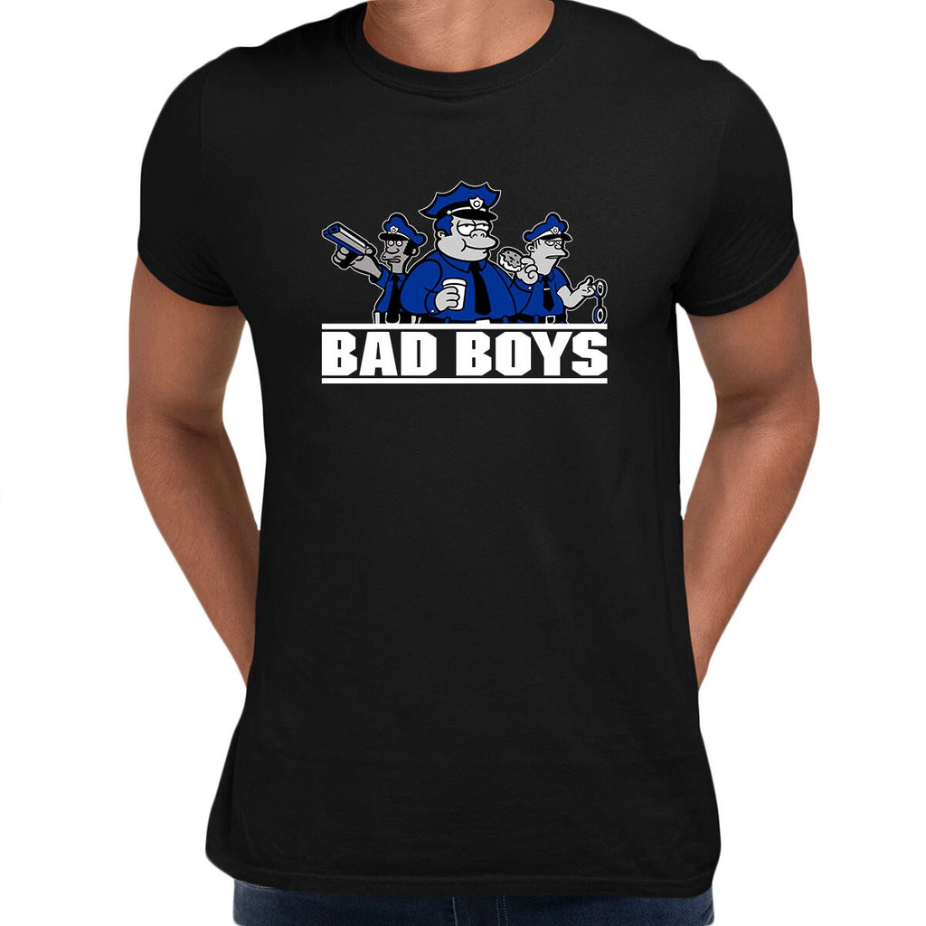 Chief Wiggum Eddie Funny T-shirt Polices Bad Boys The Cartoon