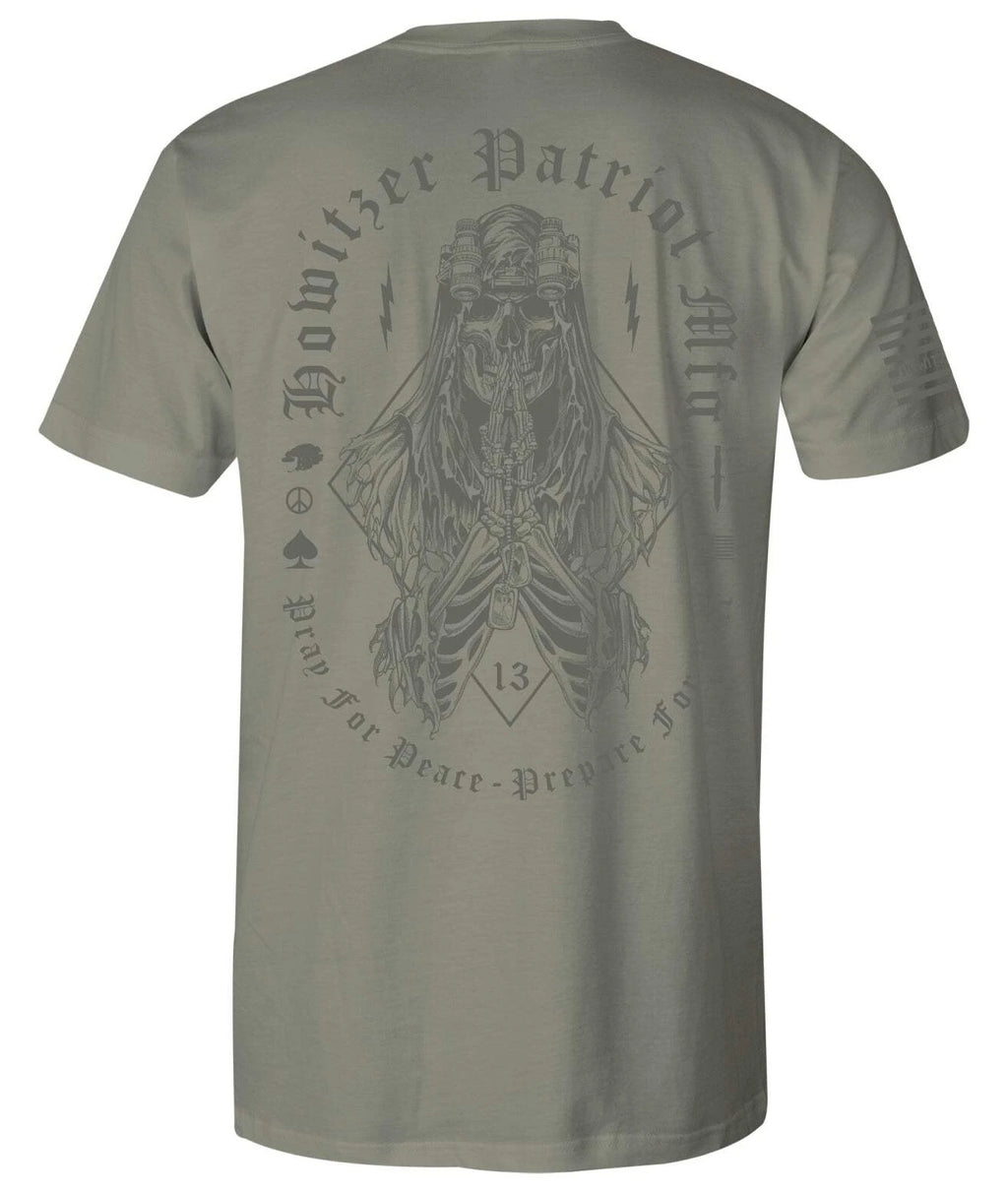 Howitzer Clothing Men's T-shirt Pray For Peace