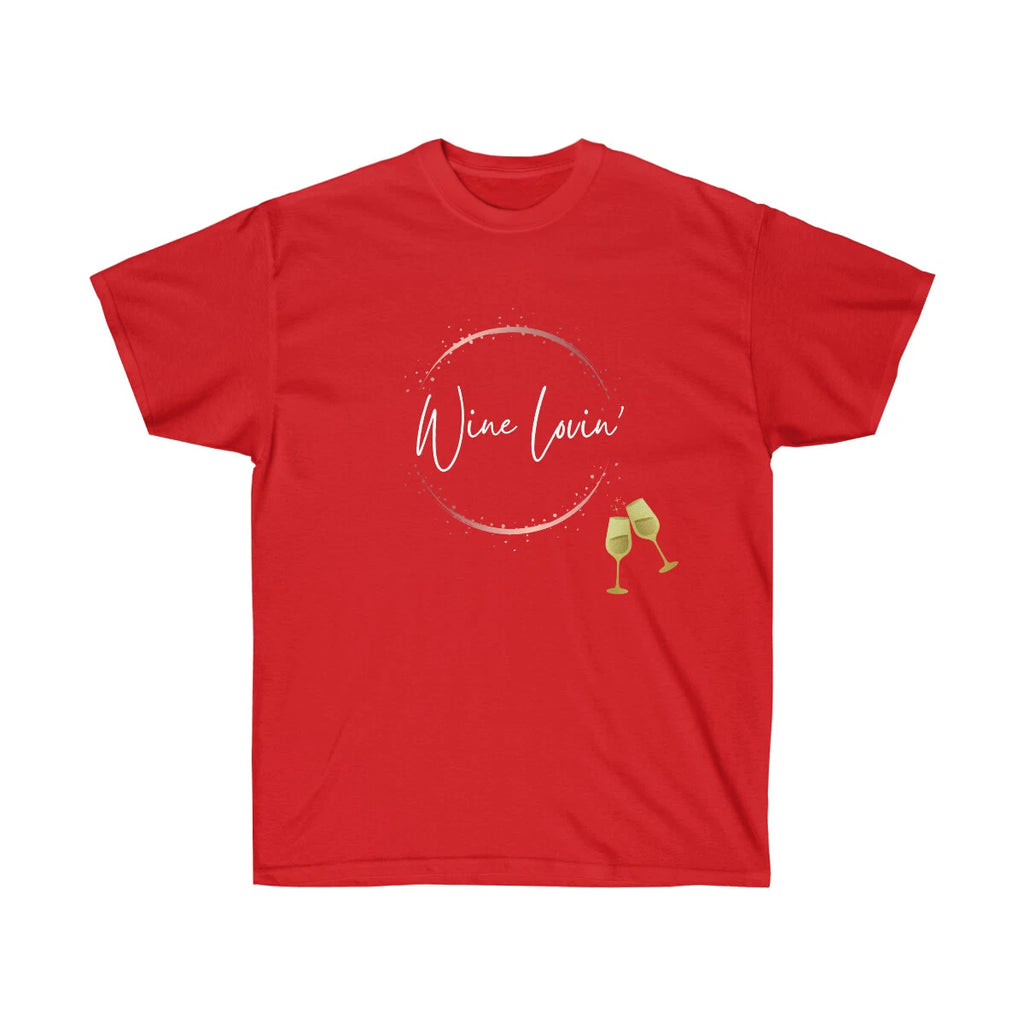 Women's Fashion Wine Drinking Tee Shirt