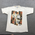 Vintage Adidas Shirt Mens Medium Africa Soccer Football Map Graphic 90s USA