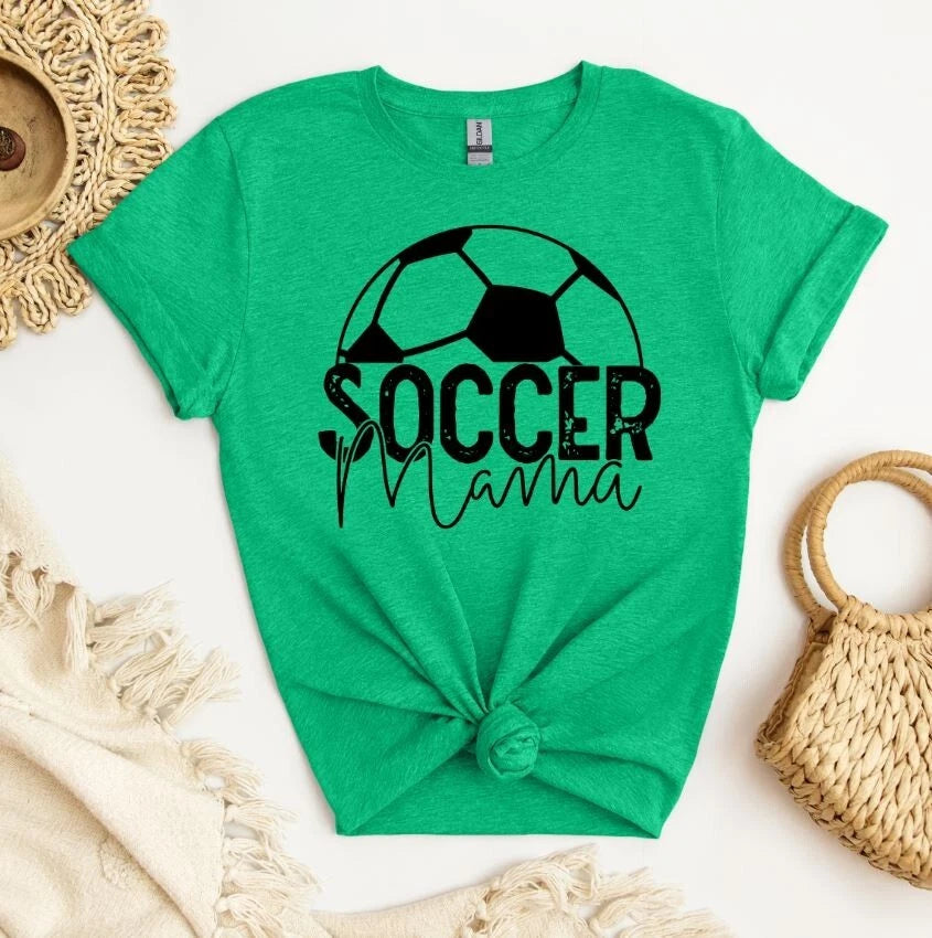 Unisex Graphic Tee, Soccer Mama Shirt, Sports Mama Unisex Shirt