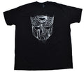 Transformers Mens Transformers Autobots Smokey Emblem Black Shirt New 2XL