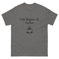 Graphic Tee Mens Gildan Funny Coffee