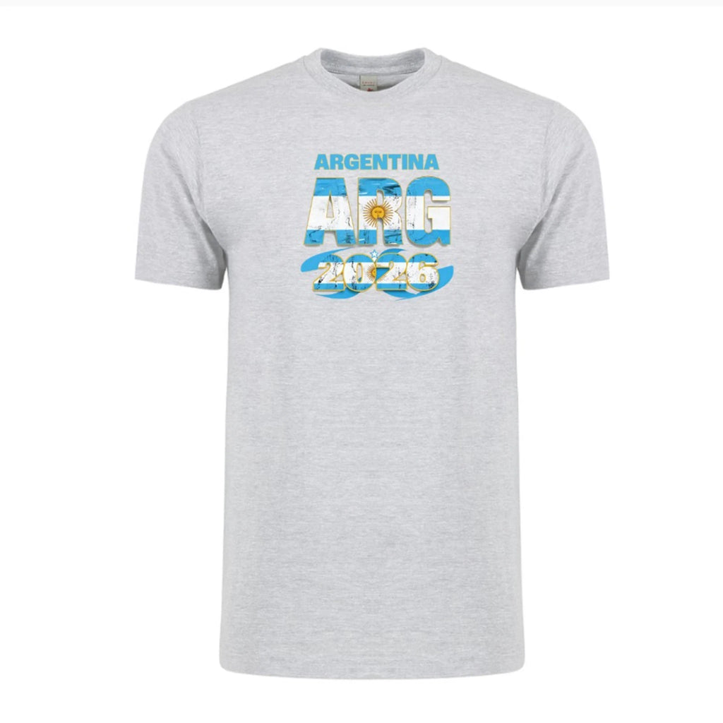 Argentina Soccer Country Flag T-Shirt World Cup 2026 Adult Unisex Football Tee