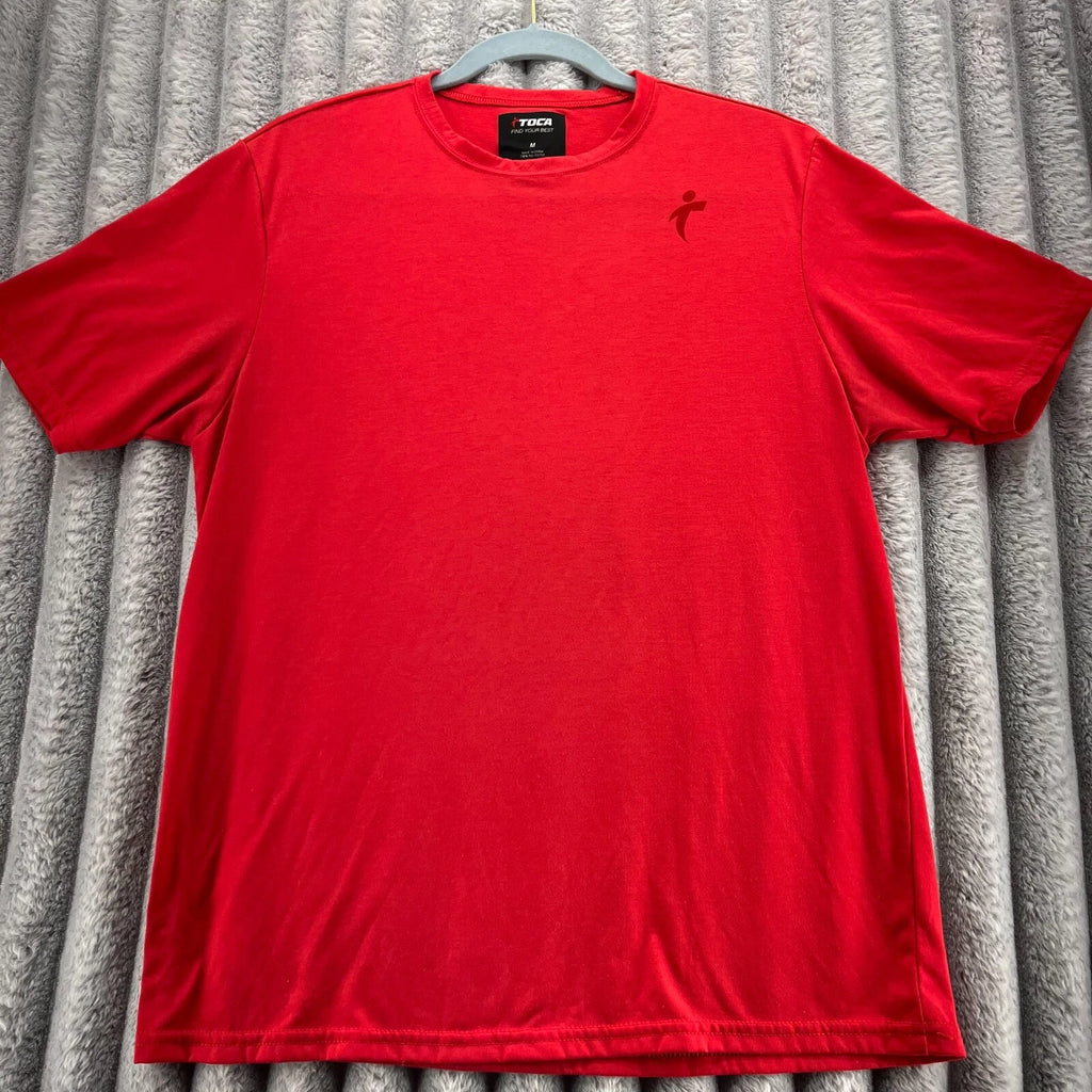 TOCA Soccer Red Tee Shirt Size M FIND YOUR BEST  Toca Logo Print Soccer Mom