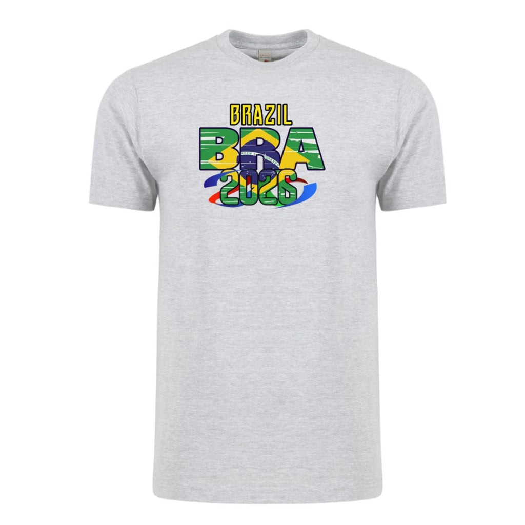 Brazil Soccer Country Flag T-Shirt World Cup 2026 Adult Unisex Football Fan Tee