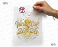 Personalised Football Cup Iron On World Soccer 2026 Country Flag DTF Transfers