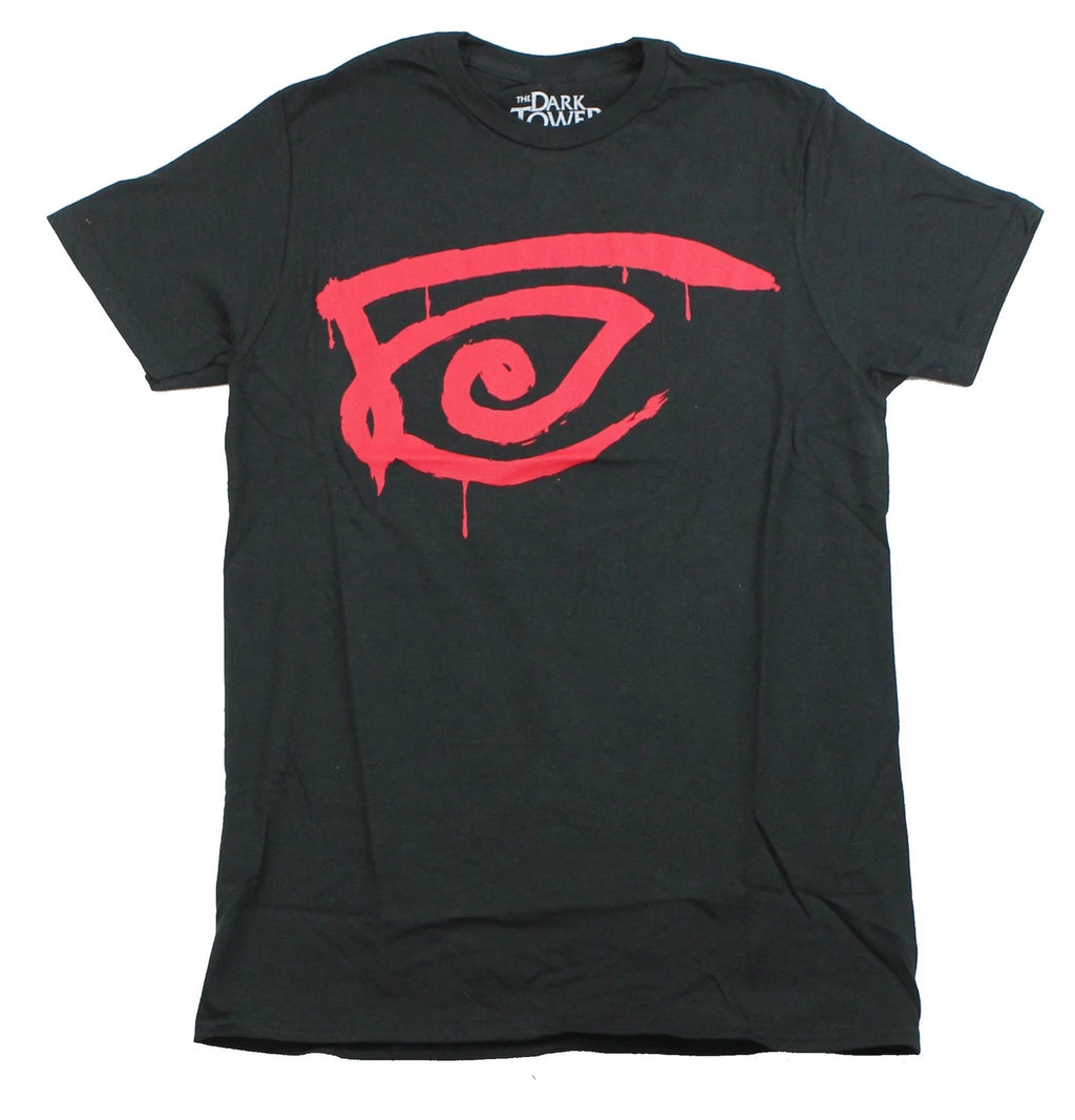 Dark Tower Adult New T-Shirt - All Hail The Crimson King Eye Sigil