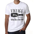 Men's Graphic T-Shirt Aging Like A Fine Wine 2034 Eco-Friendly Limited Edition