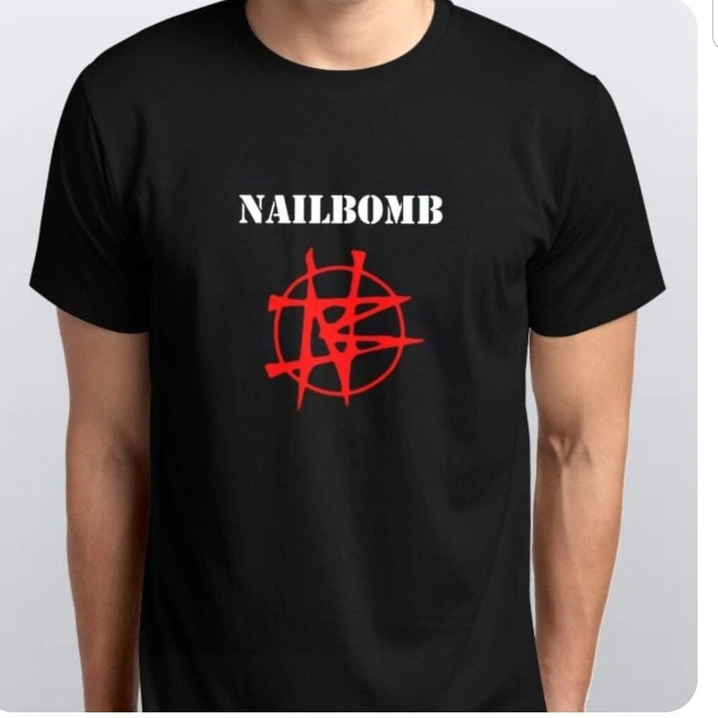NAILBOMB New T-SHIRT All sizes colors Black, White sepultura cavalera