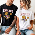 Lion Football Fan T-Shirt, 2026 Football Tee, England Team Fan Gift Unisex Top