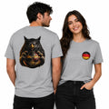 Germany Black Eagle Soccer T-Shirt | German Flag Football Fan Graphic Tee